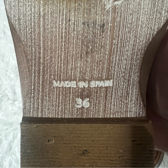 Free People Mont Blanc 36 5.5 6 Silver Genuine Leather Boho Casual Sandal Flats - Picture 10 of 11